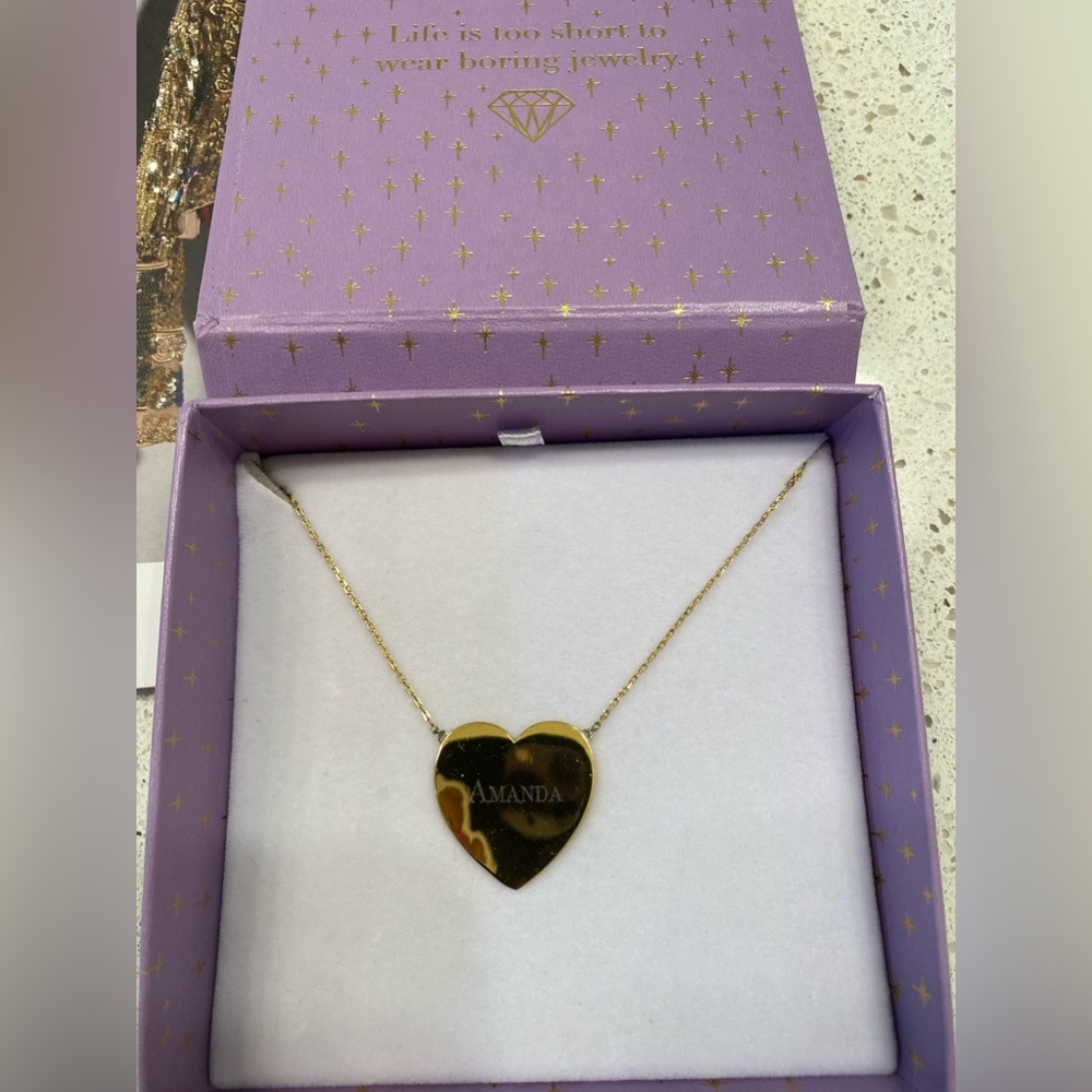 Melinda Maria XL You Have My Heart Necklace